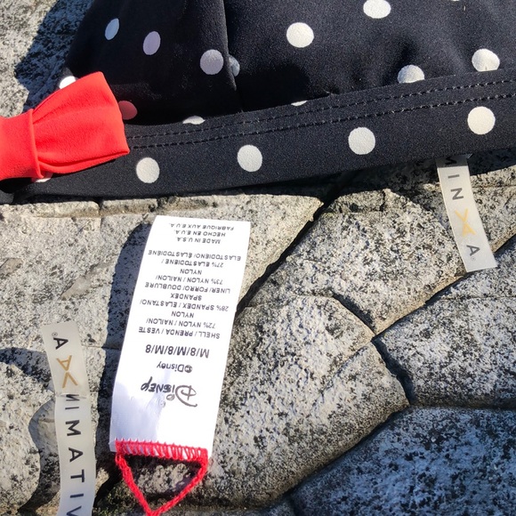 NWT Vitamin A y Amahlia Stevens Minnie Mouse 2pcs swim reversible bottom szM/8 - Picture 4 of 15